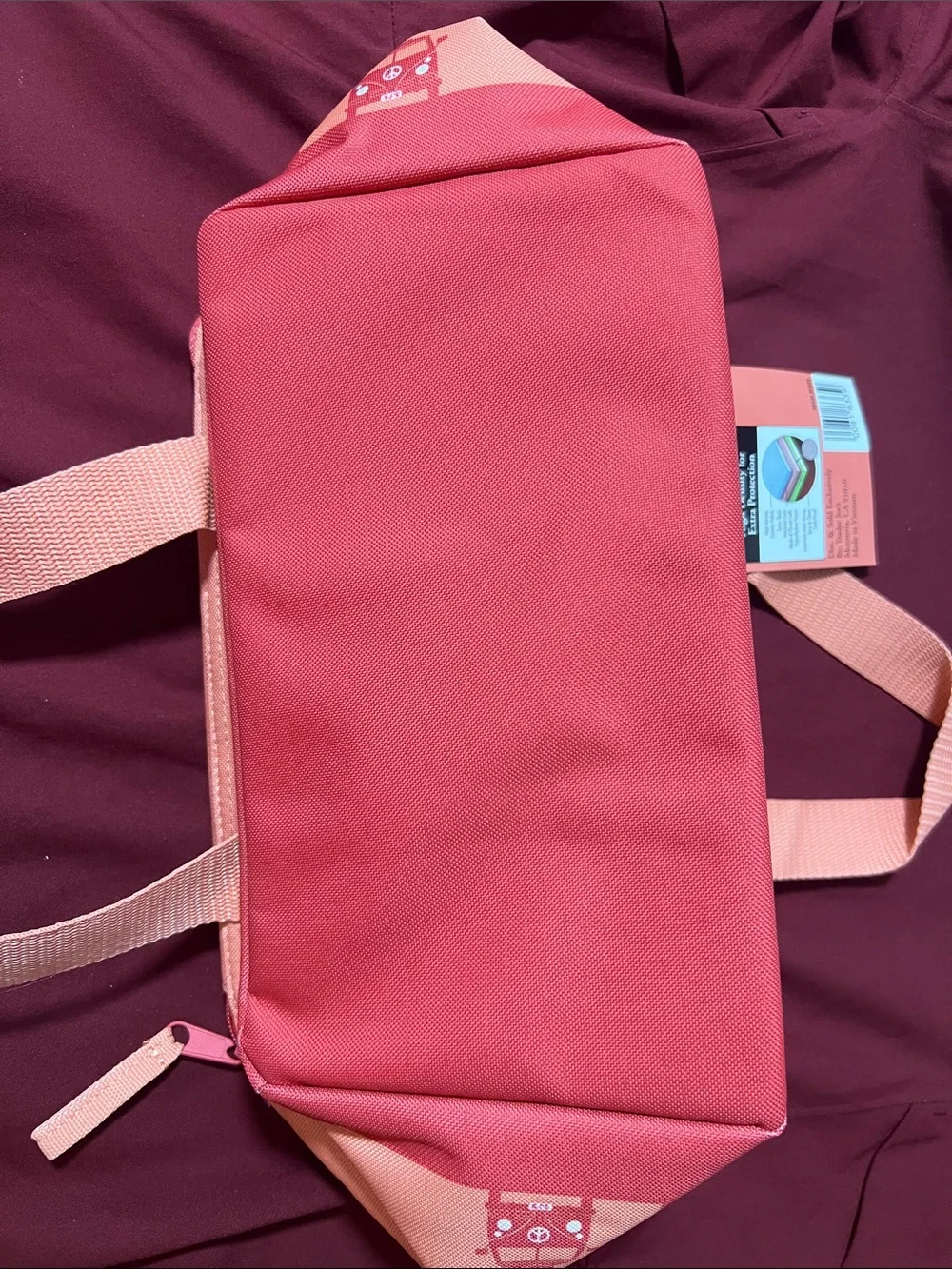 Trader Joe's Pink Gradient Lunch Tote